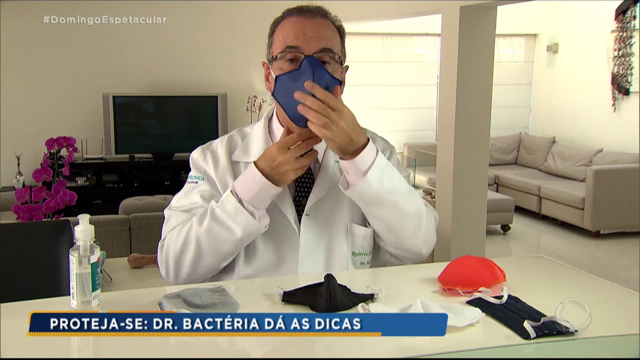Dr. Bactéria fala sobre a importância do uso das máscaras YouTube