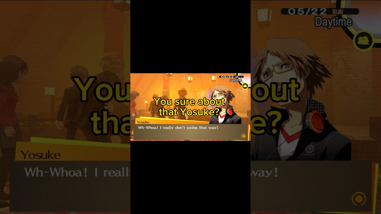 Persona 4: You Sure About That Yosuke?