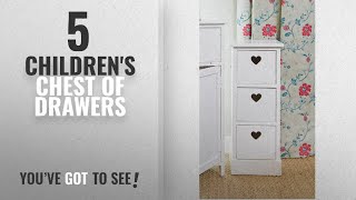 Top 10 ChildrenS Chest Of Drawers [2018]: New Shabby Chic White Wood Frame Storage Unit Drawers ...