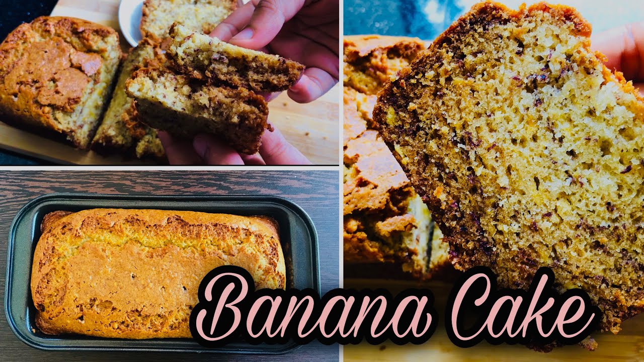 Banana Tea Cake in Lockdown Eggless Cake Making Delicious