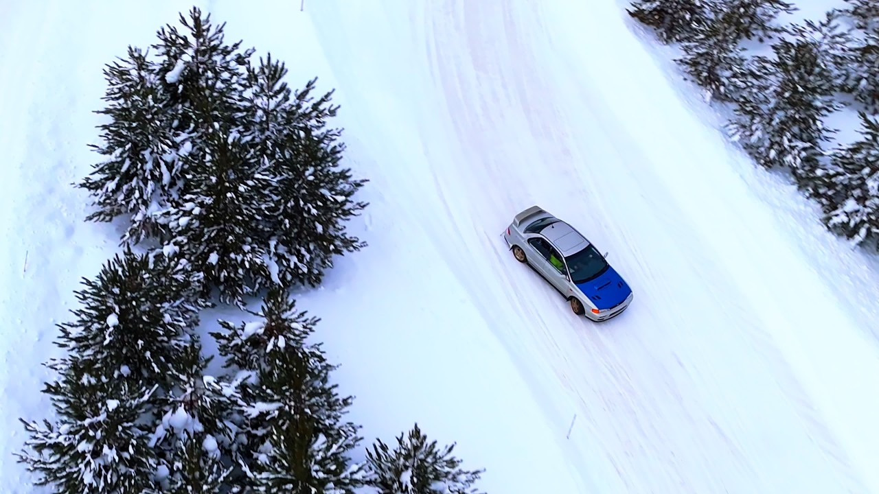 Subaru GC8 2.5 RS - First Winter Track Run | (4K) Cinematic