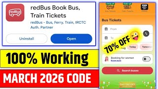 Redbus Coupon Code 2026 | Extra Rs.500 Off Promo Code | Discount Code 2025 | Bus Booking Online