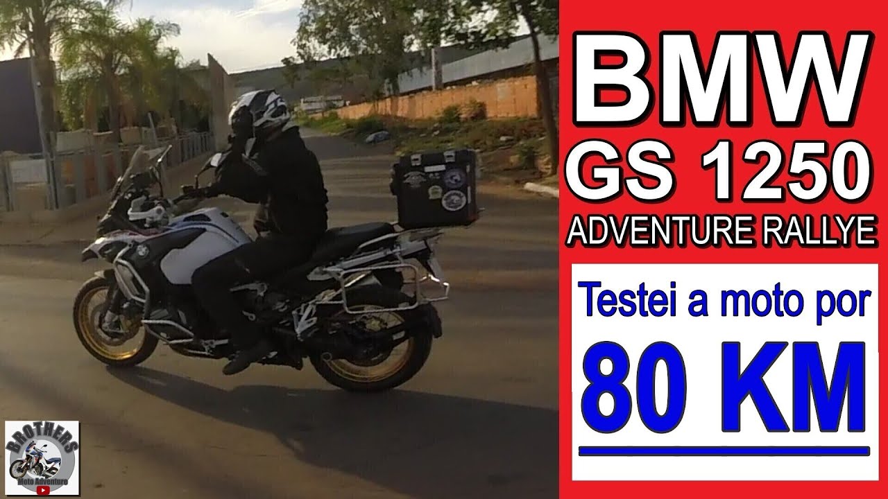 BMW GS 1250 ADVENTURE RALLYE - RODEI 80KM PRA TESTAR