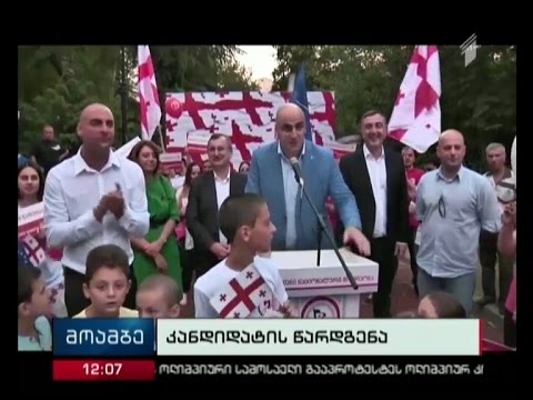 ენმ-მ დიდუბეში მაჟორიტარობის კანდიდატი წარადგინა