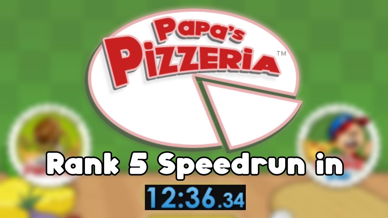 Papa's Pizzeria - Speedrun