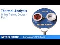 Thermal Analysis – online training course