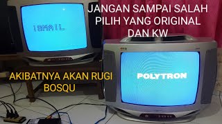 RIVIEU TV TABUNG POLYTRON VS TV CINA