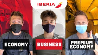 FEAST TO FAMINE - Iberia in all 3 classes | Business vs Premium vs Economy screenshot 1