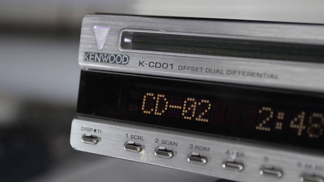 Straight from Japan. Kenwood K-CD01 - YouTube