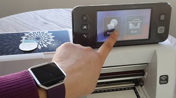 Brother ScanNCut 2 CM350 Tutorial Basic Paper Scanning/Cutting