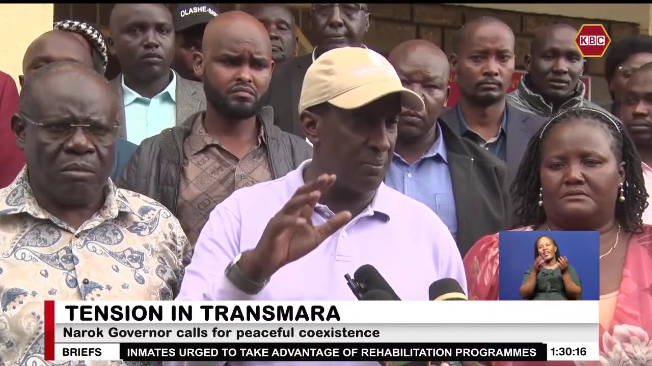 Narok Governor Patrick Ntutu holds peace meetings in Kilgoris