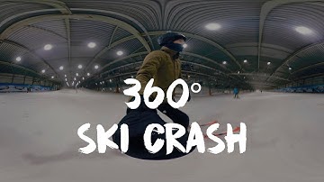 Gopro Fusion - 360 Ski Crash - VR