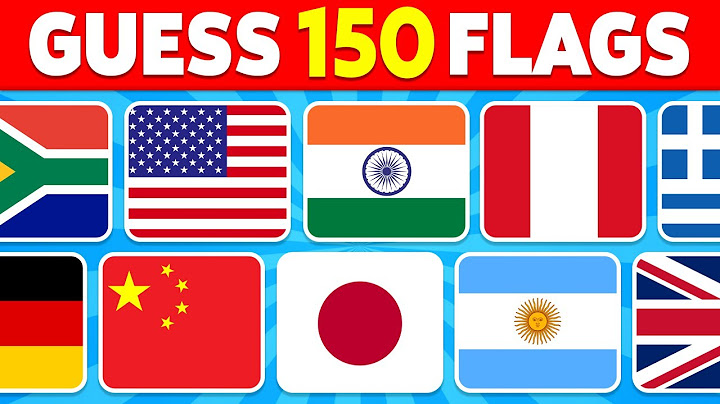 Guess The Country By The Flag Quiz 🚩 | Can You Guess 150 Flags?