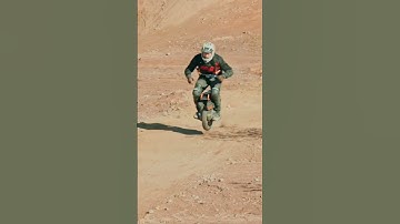 Insane desert race on one wheel! #euc #electricunicycle