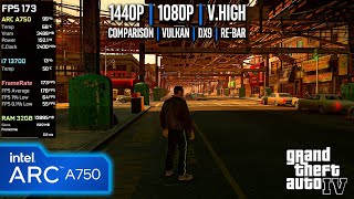 Intel ARC A750 | GTA IV - Impressive Performance !!!