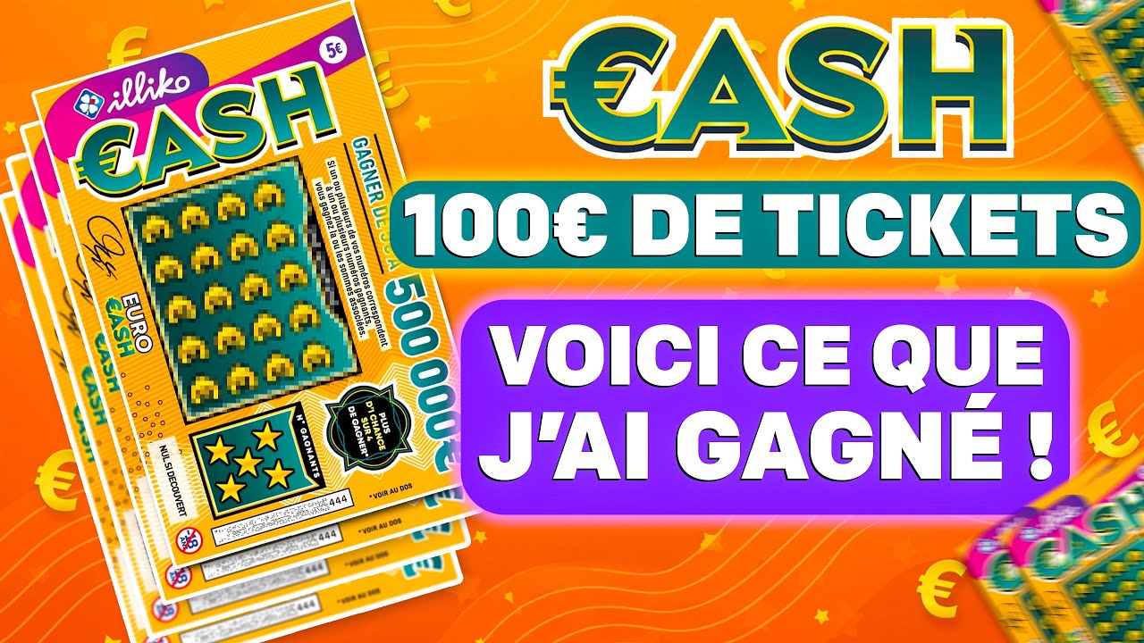 Grattage de 100€ de tickets FDJ CASH 💸 Le ticket star de 2025 : gain ou douille ? 😱