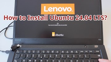 Install Ubuntu 24.04 LTS Linux Distribution on a PC like ThinkPad T490 Laptop