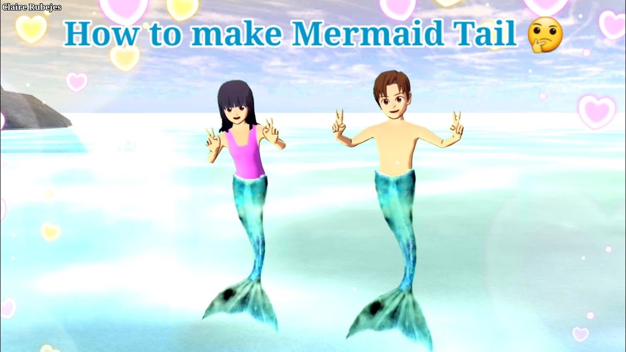 How To Make A Mermaid Tail SAKURA SCHOOL SIMULATOR TUTORIAL YouTube