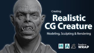 Creating Realistic CG Creature  -  Chapter One  -  Modeling, Sculpting and Rendering | Zbrush - Maya