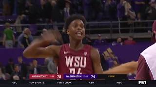 WSU MBB: Highlights at Washington 2/28/20