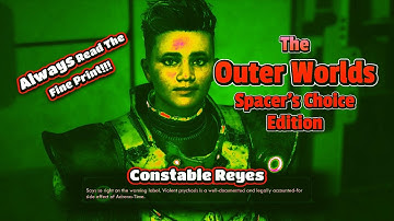 What does Constable Reyes think of Adrena-Time? | The Outer Worlds