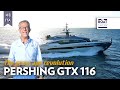 Ita new pershing gtx 116  performance yacht tour  the boat show