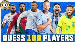 ⚽ GUESS 100 FOOTBALL PLAYERS IN 3 SECONDS | FOOTBALL QUIZ 2023