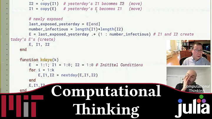 Writing Self-Documenting code | Week 6 | 18.S191 MIT Fall 2020 | Alan Edelman & David Sanders