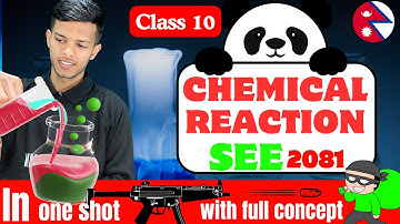 SEE 2081 | Chemical Reaction with PYQs | Class 10 Science important Questions | past years solutions
