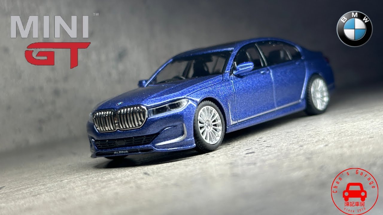 1/64 MiniGT BMW 750Li Alpina B7 xDrive Alpina Blue Metallic 寶馬7系行政房車