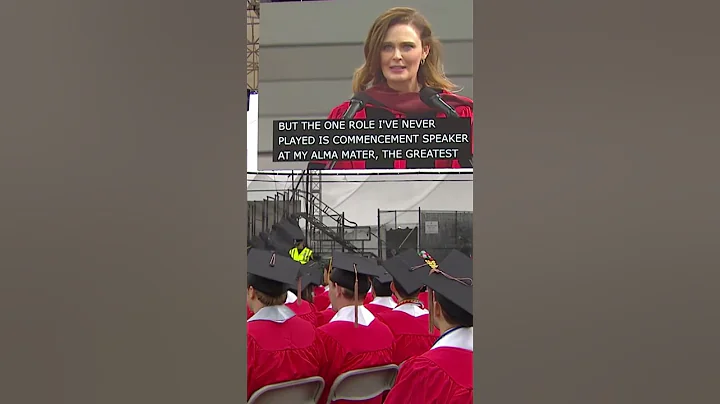 Emily Deschanel Delivers Boston University’s 2025 Commencement Speech #classof2025 #college #actor