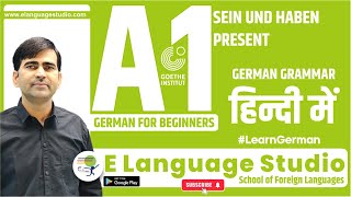 sein und haben Present  | German Grammar in Hindi | Learn German A1 A2