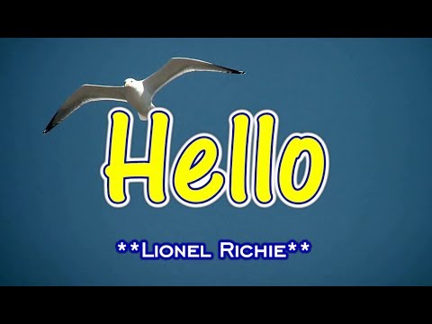 Hello - Lionel Richie (KARAOKE VERSION)