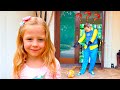 Nastya And Dad Are Trying To Make Friends With An Unfriendly Neighbor Nastya And Dad Are Trying To Make Friends With An Unfriendly Neighbor