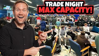 We Hosted a MAX CAPACITY TRADE NIGHT at CARDSHQ! (1000+ Collectors!)