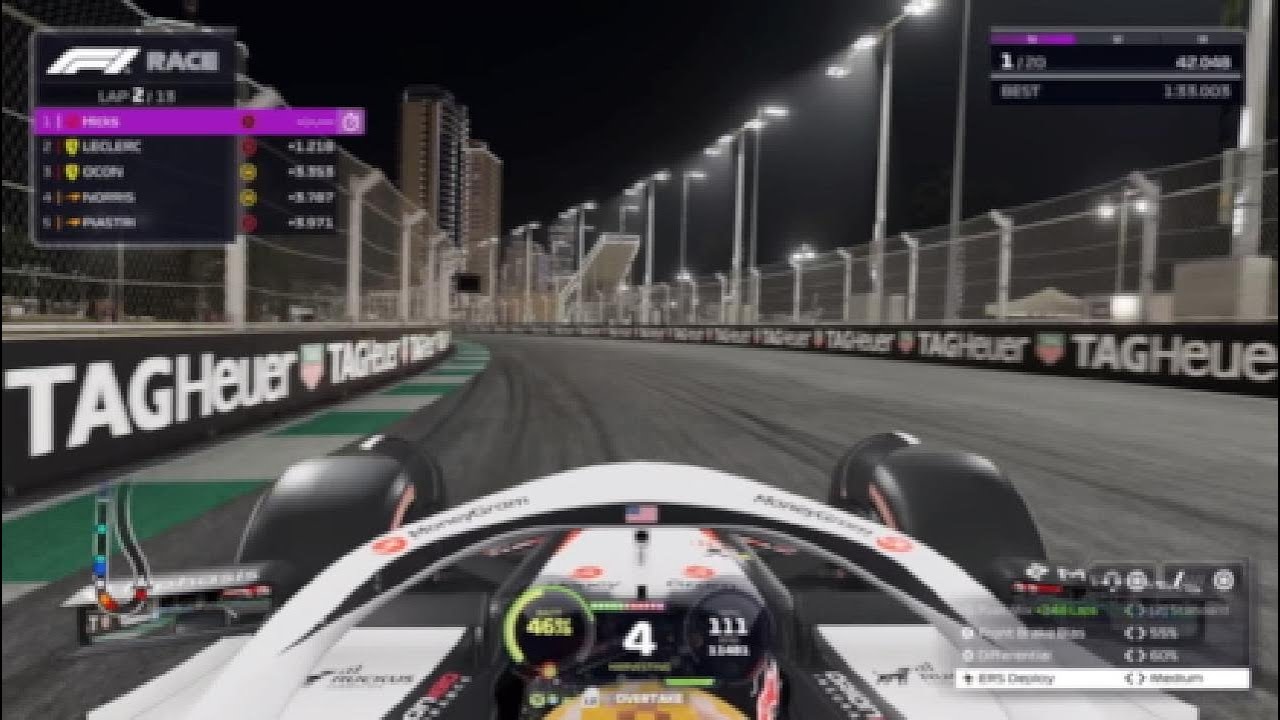 Haas vs Ferrari Showdown In Jeddah. F1 25 Driver Career