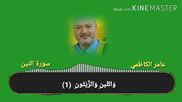 سورة التين عامر الكاظمي