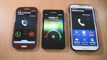 Samsung S2 MIUI   Incoming call &Samsung S3 +Note 2 Incoming call & Outgoing call at the Same time