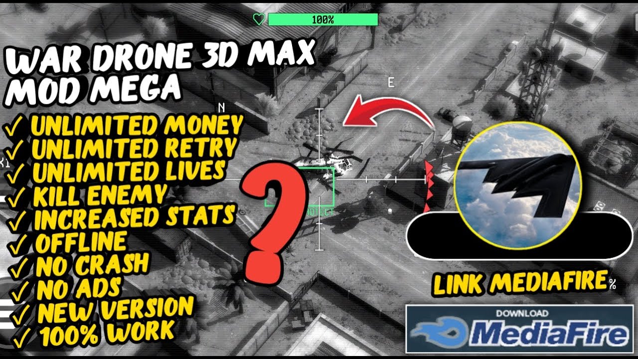 War Drone 3D New Max Mod Menu Apk - Unlimited Money? Gameplay