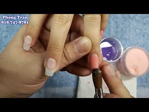 Video Đắp bột đơn giản móng ngắn cho người mới - Phong Tran... - youtube