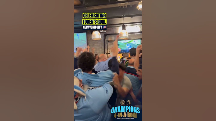 É campeão!!!. Festa em Nova Iorque no gol de Phil Foden. Manchester City - New York