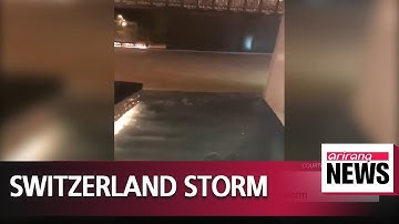 Major flooding hits Swiss city of Lausanne after heavy storm
