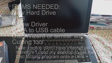 Dell E6430 Hard Drive upgrade and OS migration