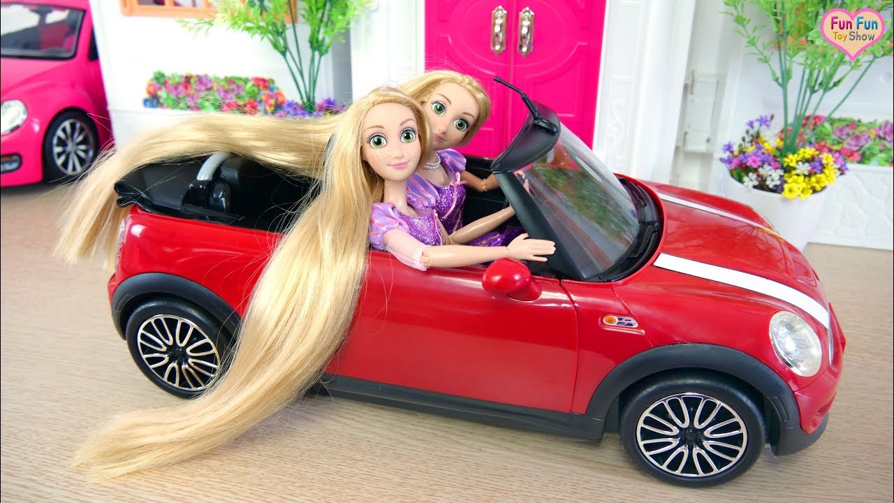  Rapunzel  doll Hair Transformation at Barbie  Beauty Salon 