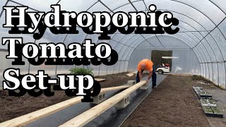 Hydroponic Tomato Tunnel set-up | #marketfarming #farmersmarket #Hydroponicsystem