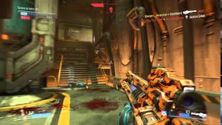 Glory Kill from behind on Demon