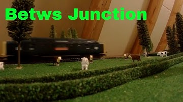 OO Gauge model railway layout part 9 Tree in Farm land and ballast scenery