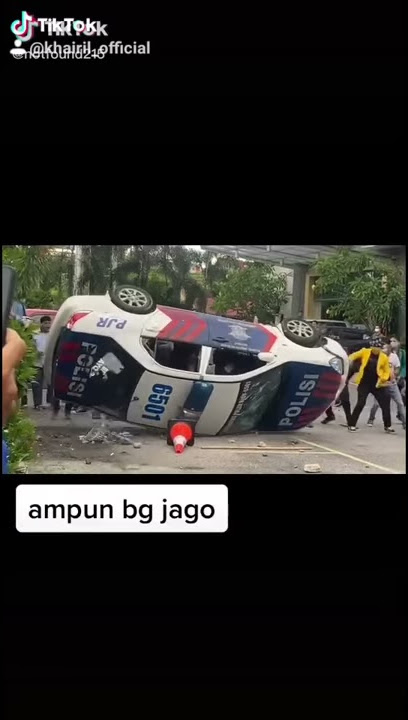 ribut anak siswa ancur mobil polisi #ampun bang jago