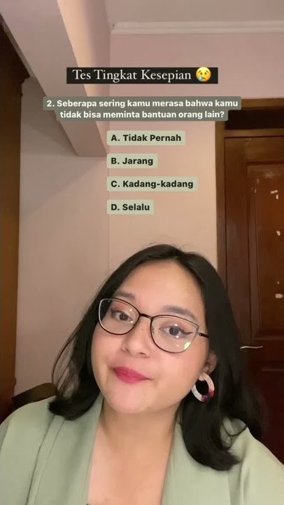 Tes Tingkat Kesepian