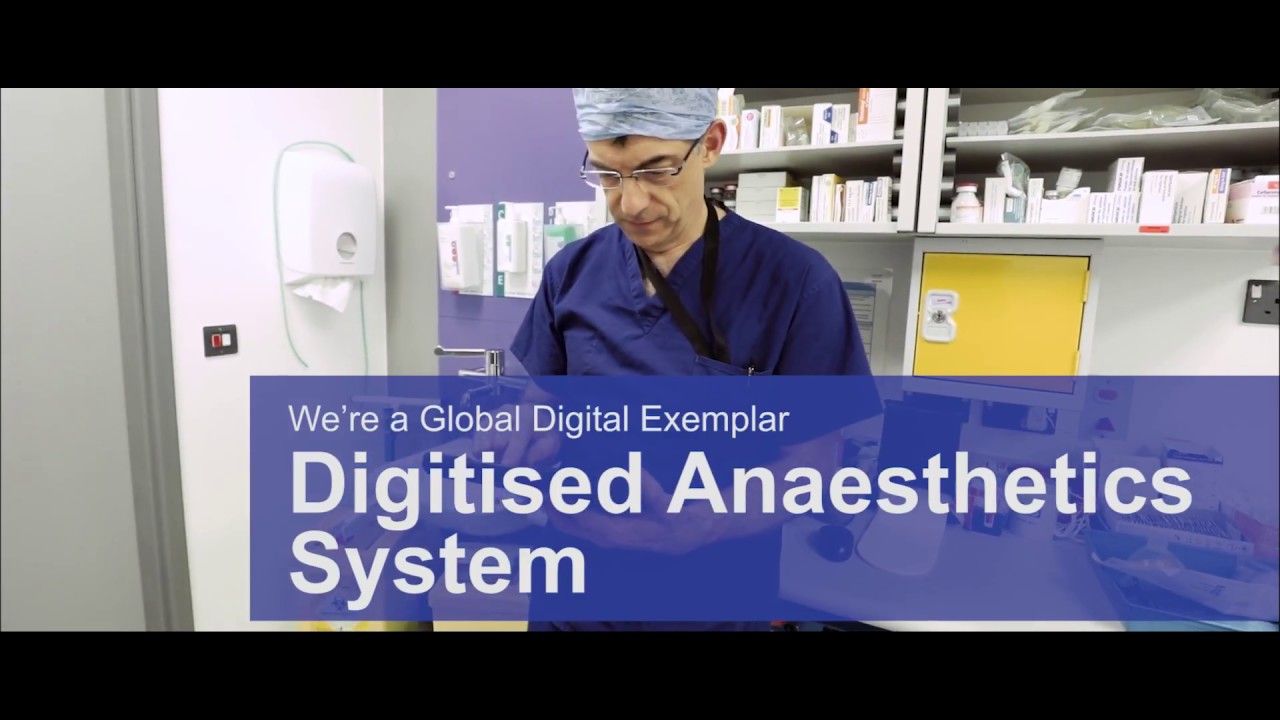 Global Digital Exemplar project: Digitised anaesthetics system - YouTube
